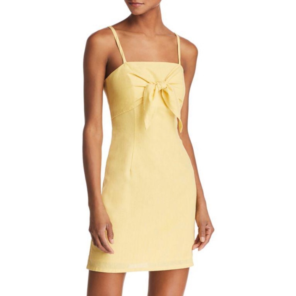 re:named Betsy Tie Overlay Dress, S